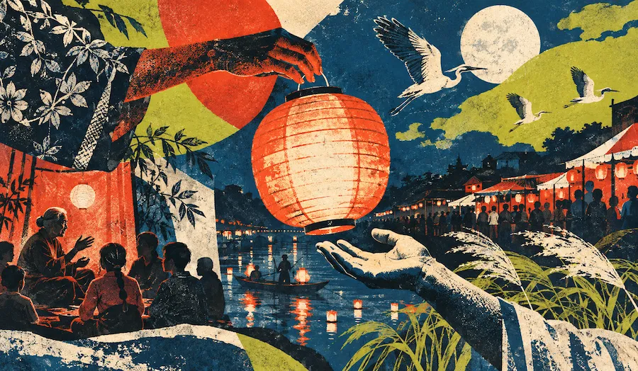 Screen-print cultural festival artwork generated with GPT Image 2