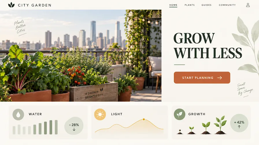 Website hero concept created from a sketch with Seedream 5.0 Pro